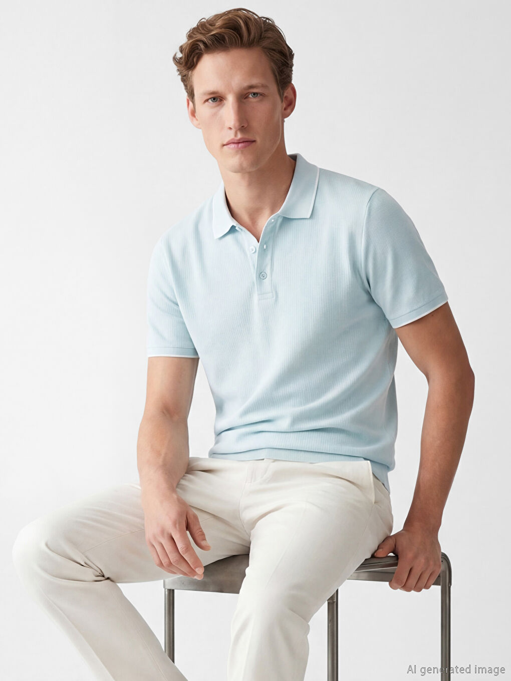 T-shirt à col polo pour homme