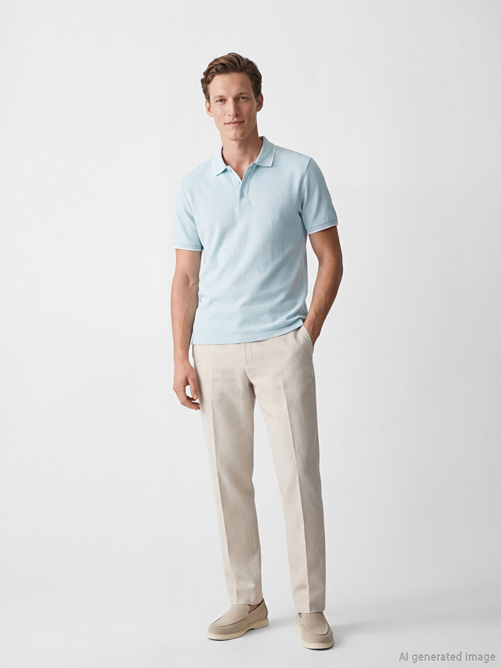 T-shirt à col polo pour homme-1