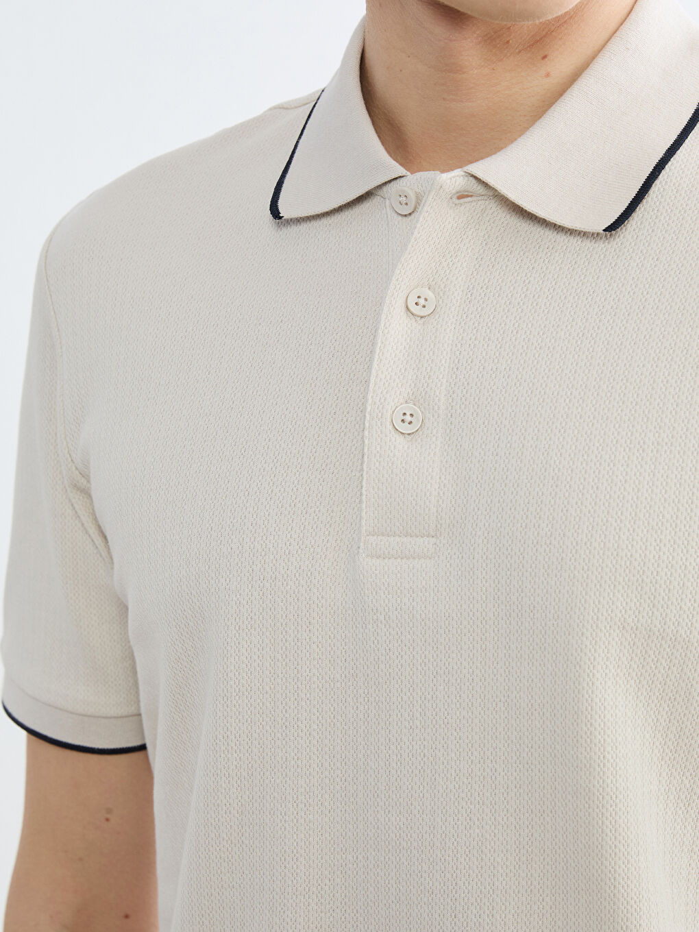 Polo Collar Men's T-Shirt-2