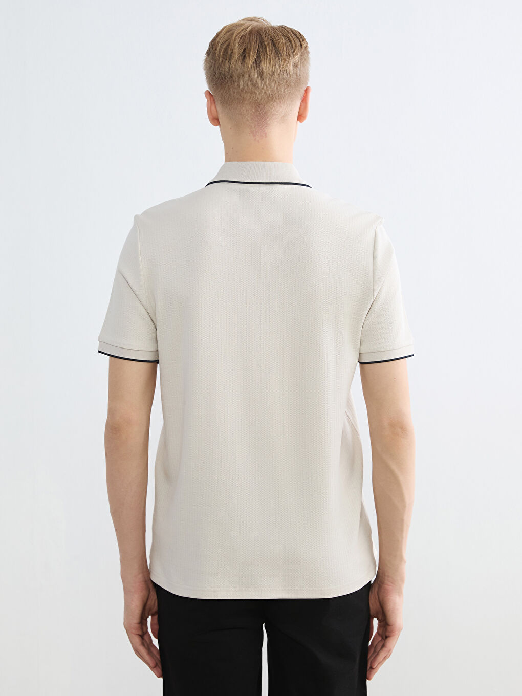 Polo Collar Men's T-Shirt-3