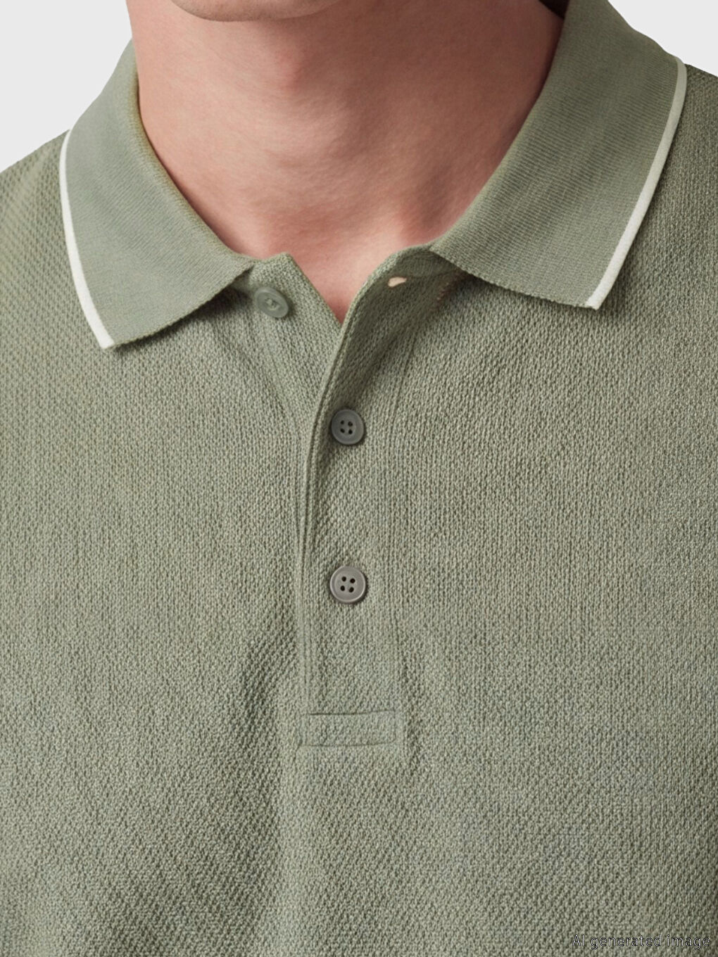 Polo Collar Men's T-Shirt-2
