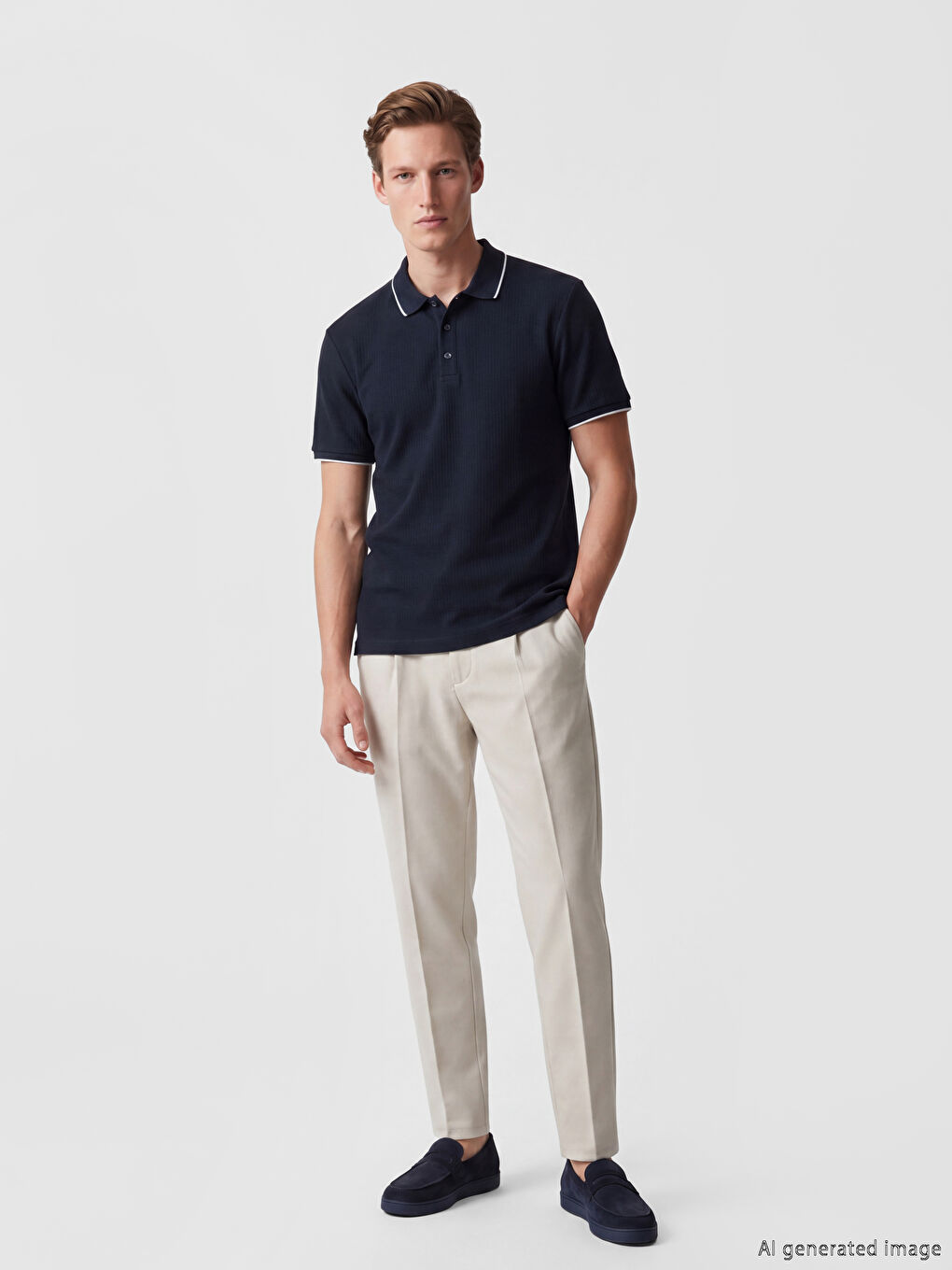 تي شيرت رجالي بياقة بولو-1