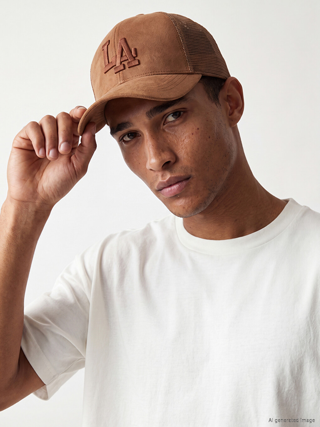 Suede Look Men's Cap Hat