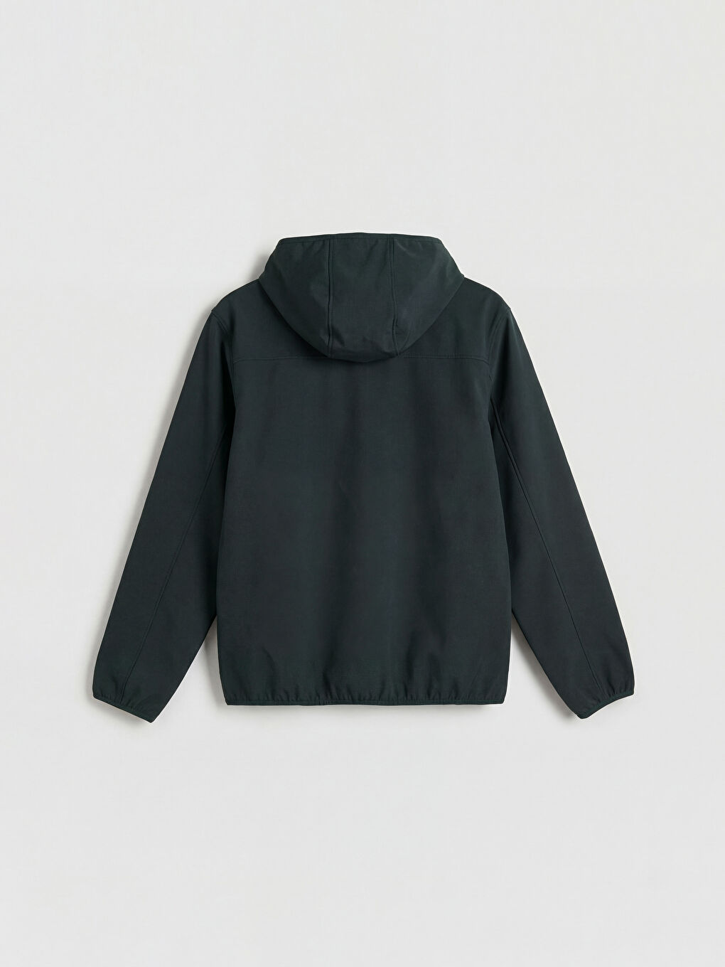 Yeşil Standart Kalıp Kapüşonlu Erkek Mont-7