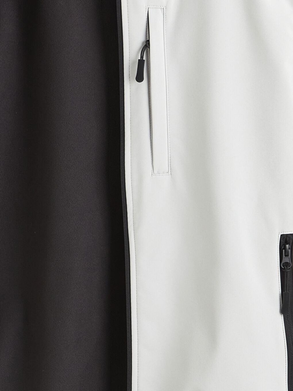 Gri Standart Kalıp Kapüşonlu Erkek Mont-6