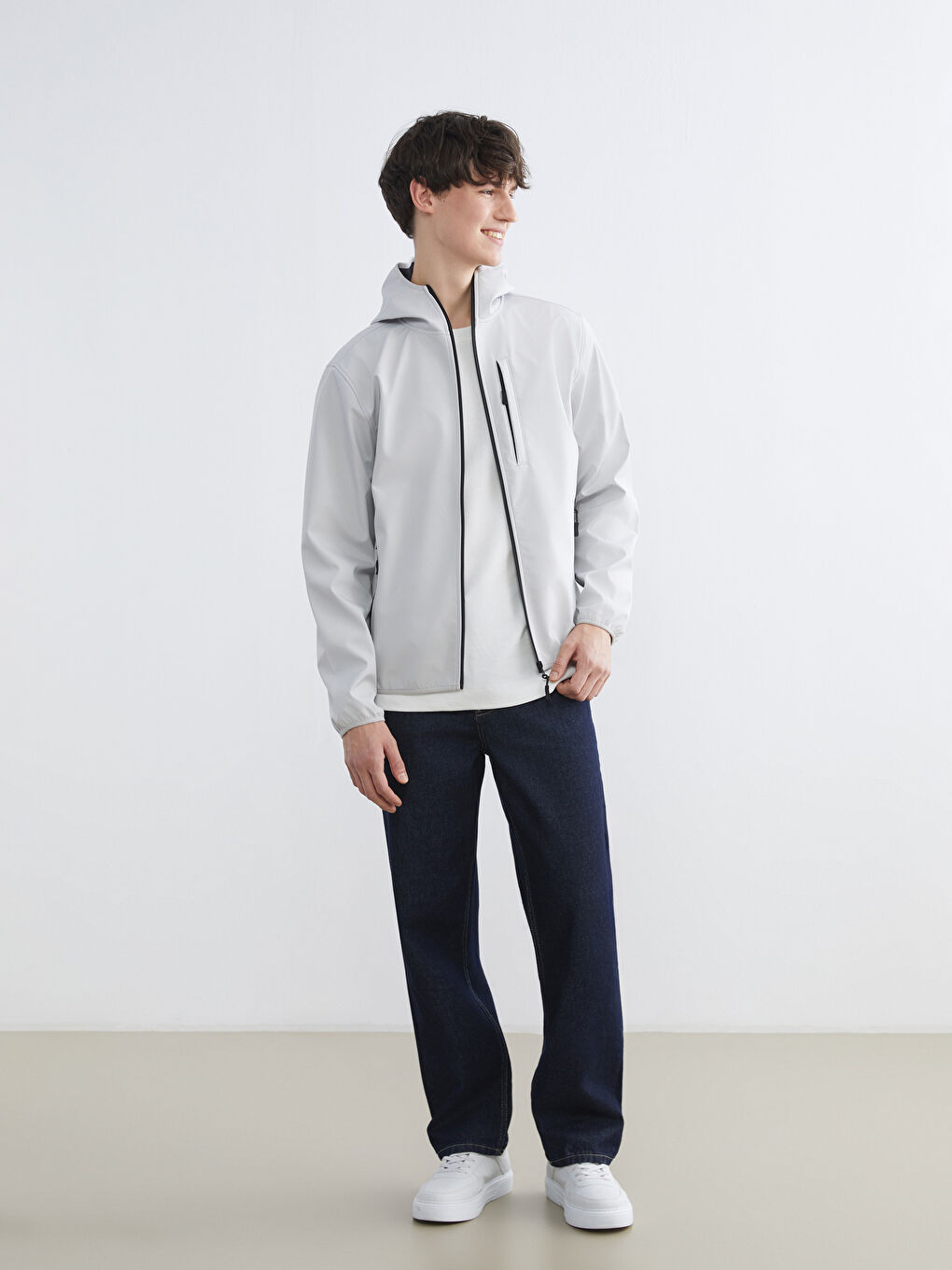 Ерлер сұр Күртке-1