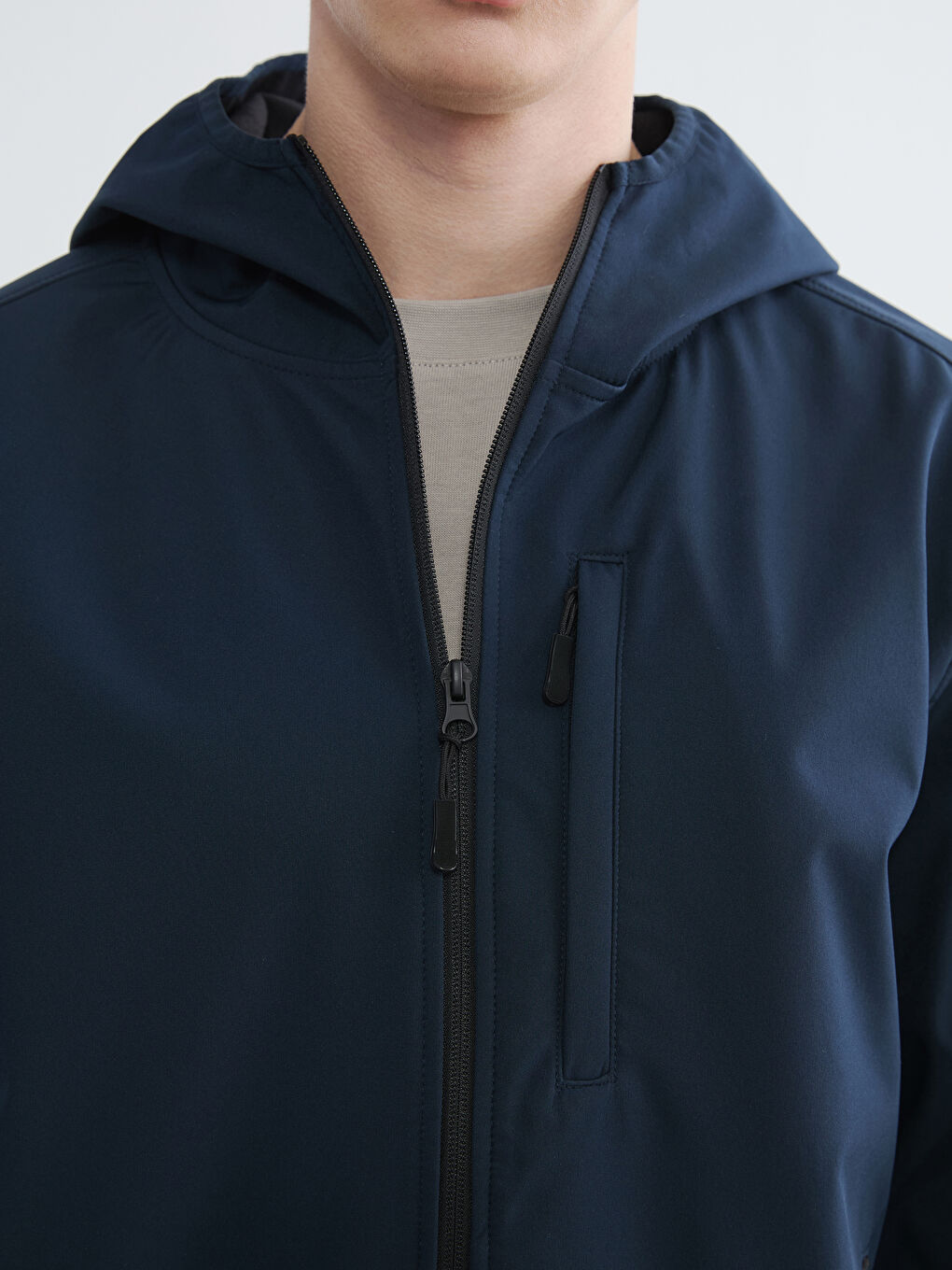 TAMNO PLAVA Kaput Muškarac-2