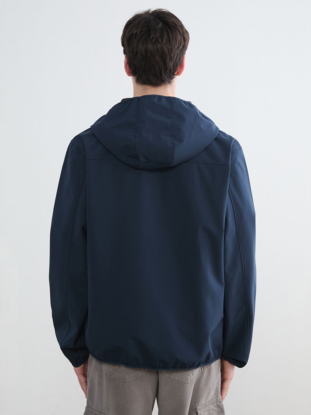 TAMNO PLAVA Kaput Muškarac-4