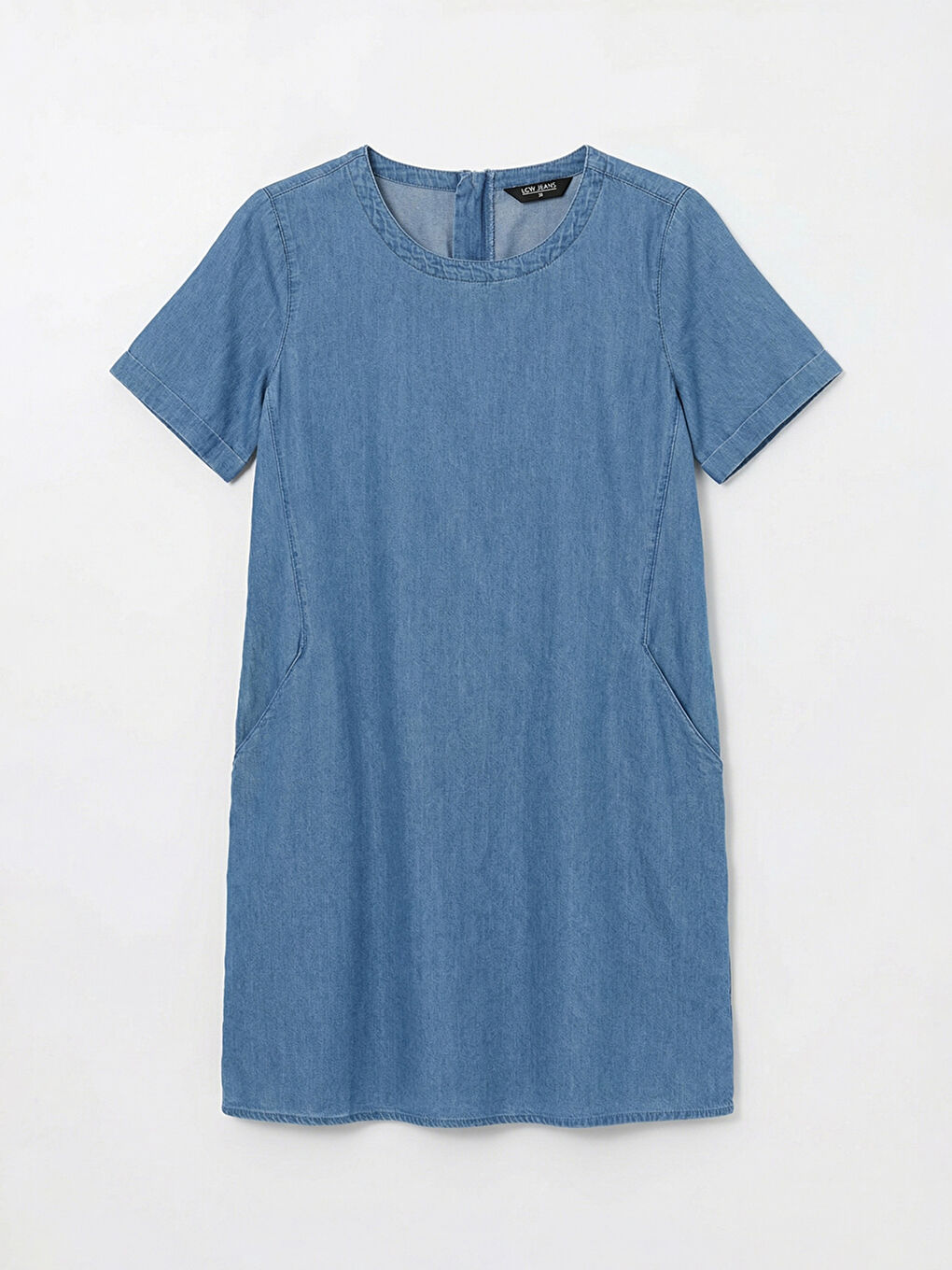 PLAVA Teksas haljina Žena-4