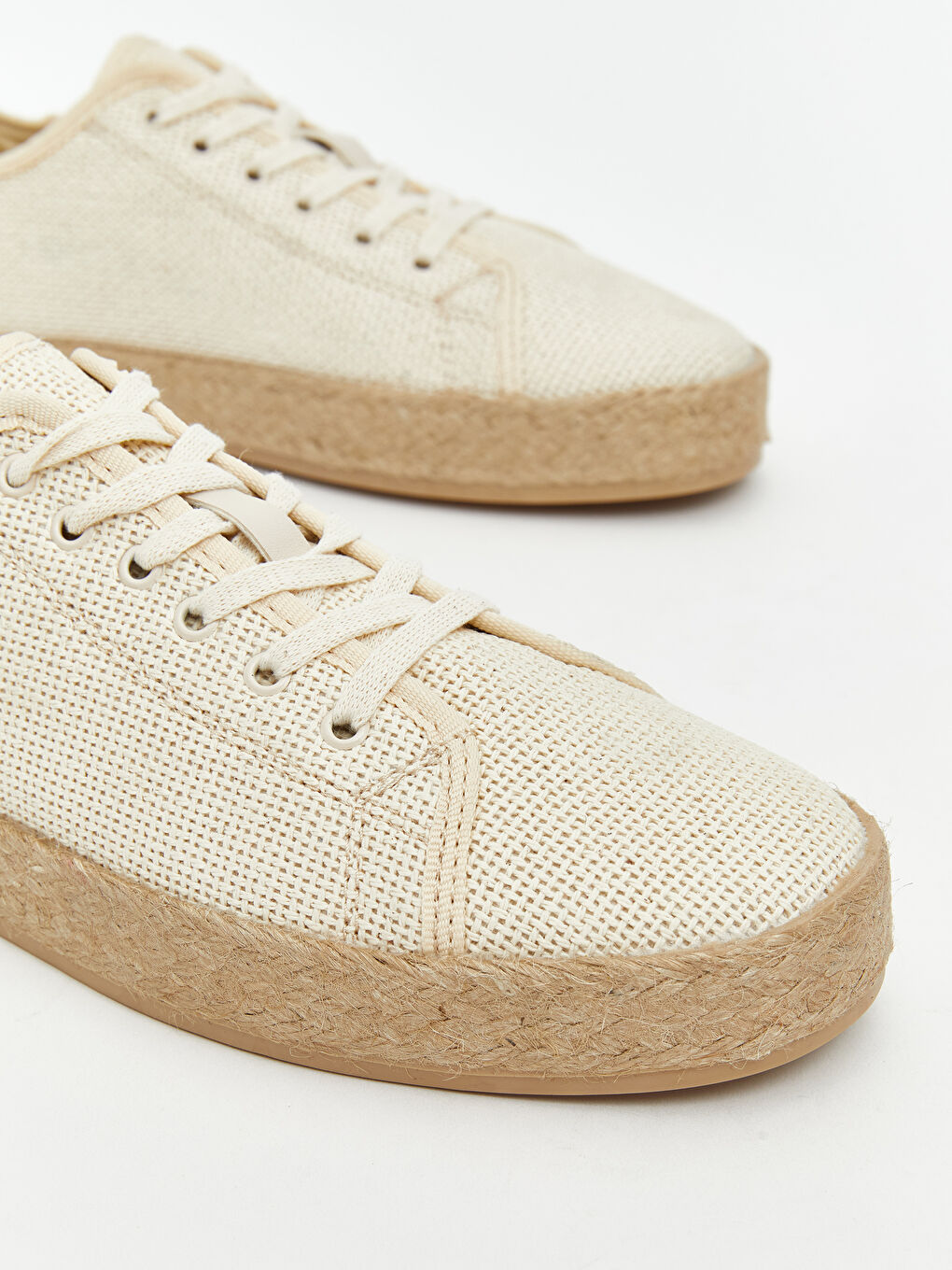 Bej Hasır Kadın Spor Ayakkabı-2