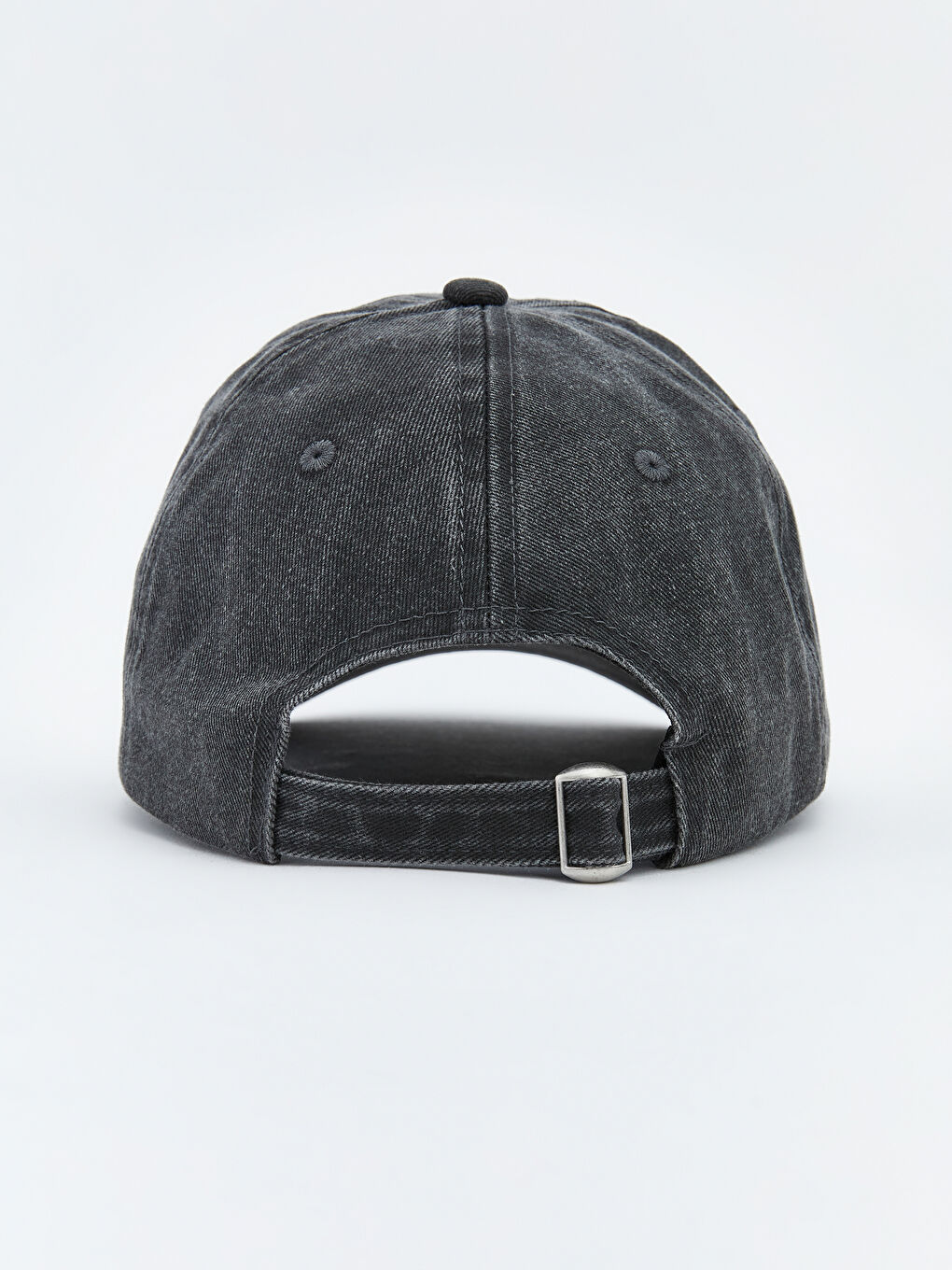 Antrasit Yazı Nakışlı Erkek Kep Şapka -2