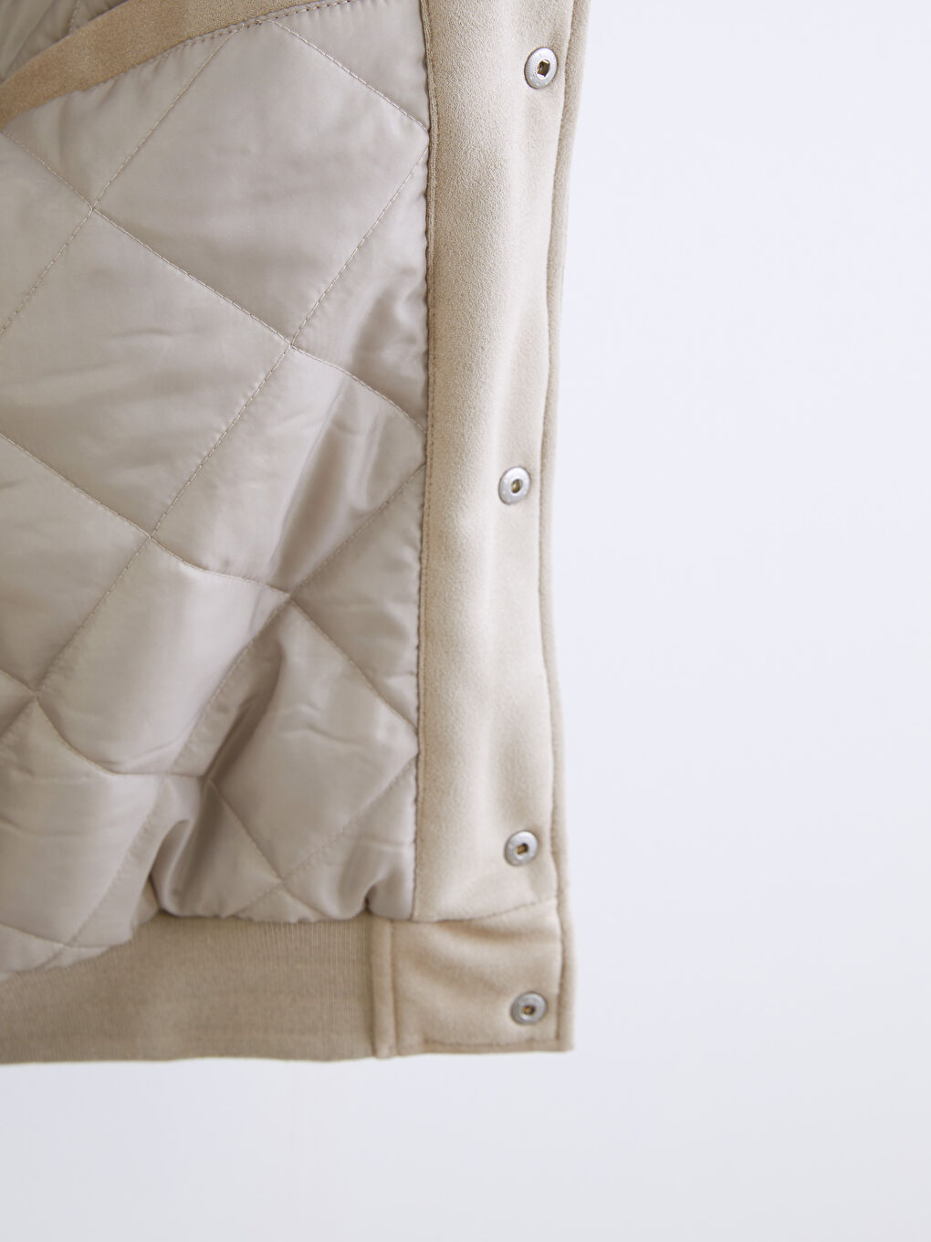 Bej Standart Kalıp Erkek Kolej Ceket-3