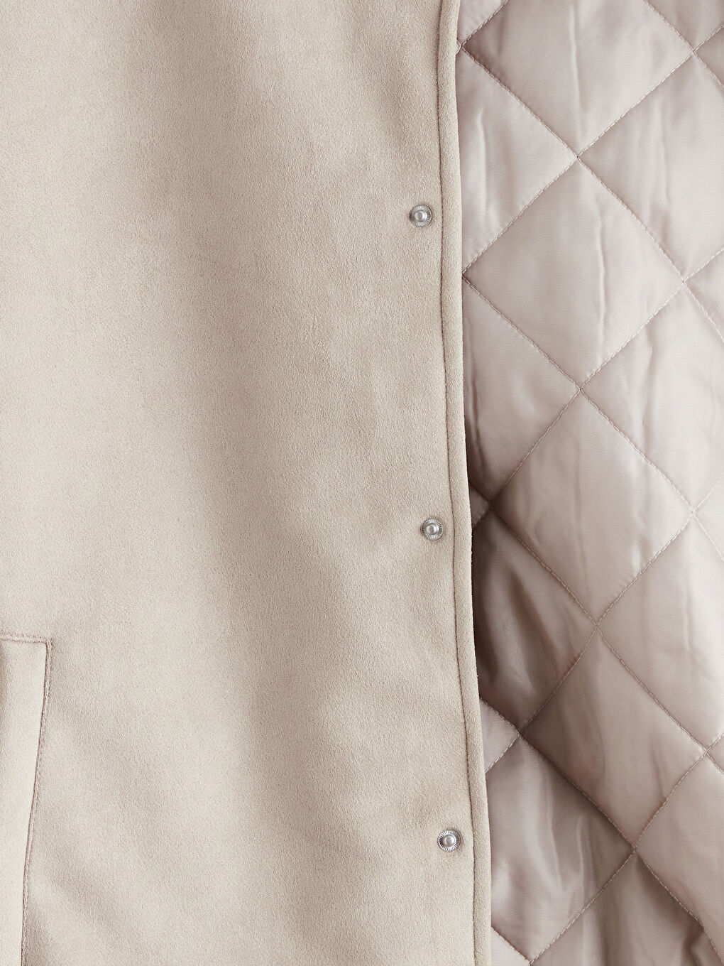 Bej Standart Kalıp Erkek Kolej Ceket-6