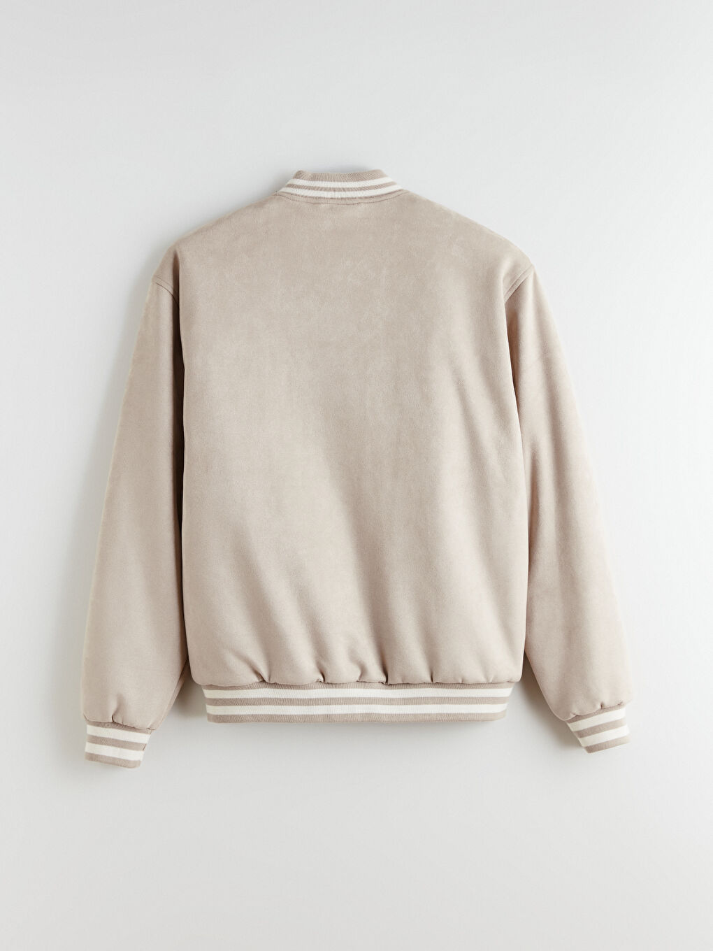 Bej Standart Kalıp Erkek Kolej Ceket-7