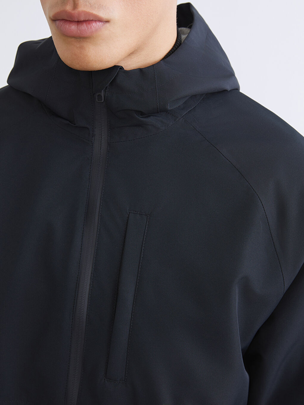 Men's Hooded Raincoat in a Regular Fit-2