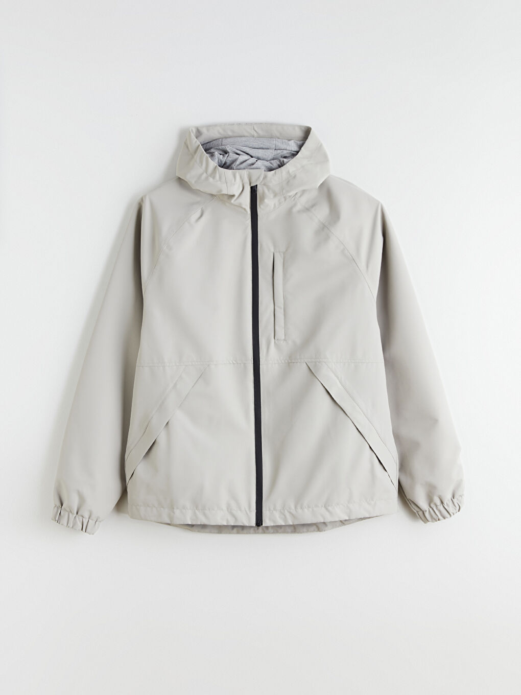 Men's Regular Fit Hooded Raincoat-5