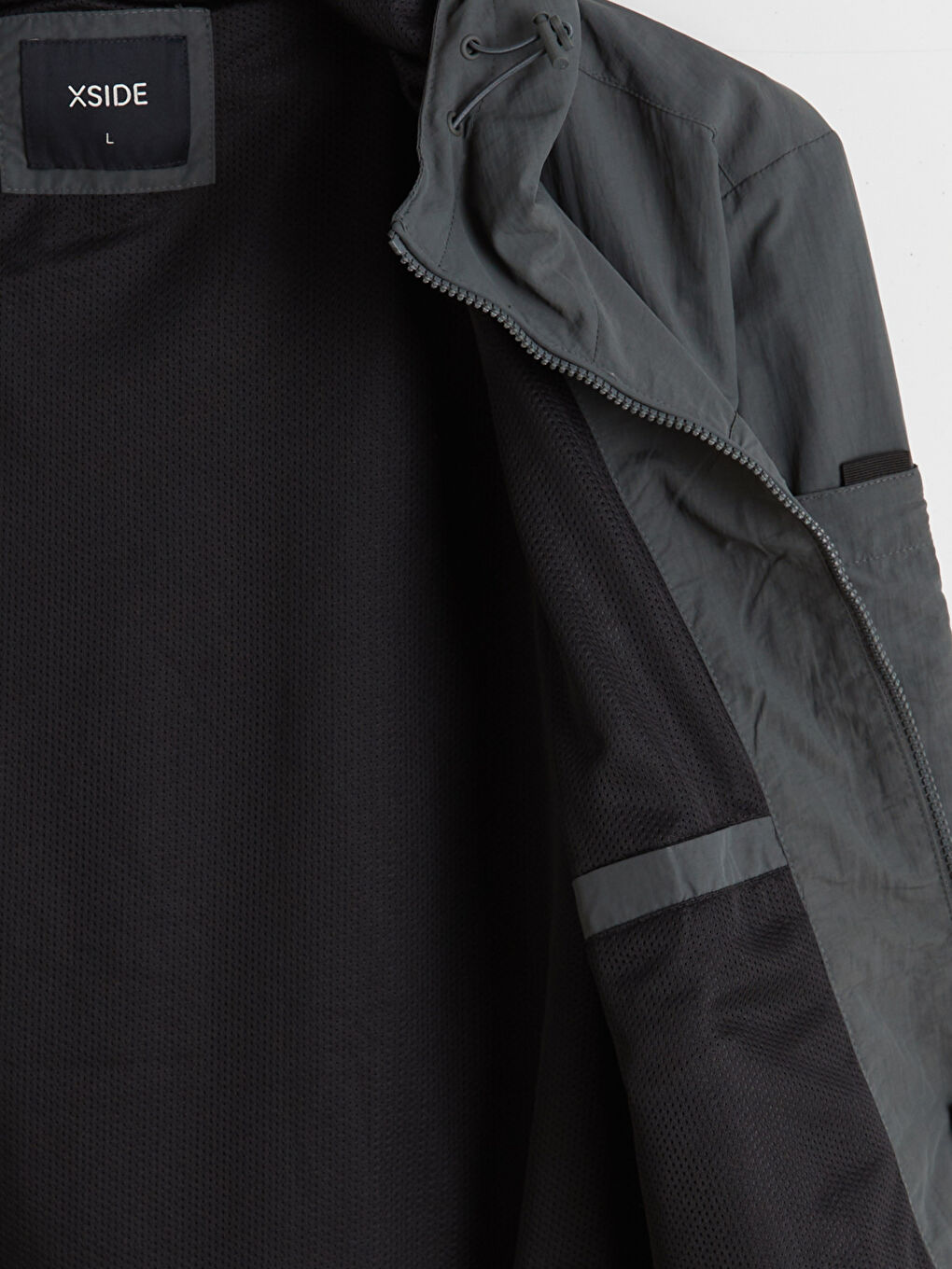 Regular Fit Hooded Men's Raincoat-6