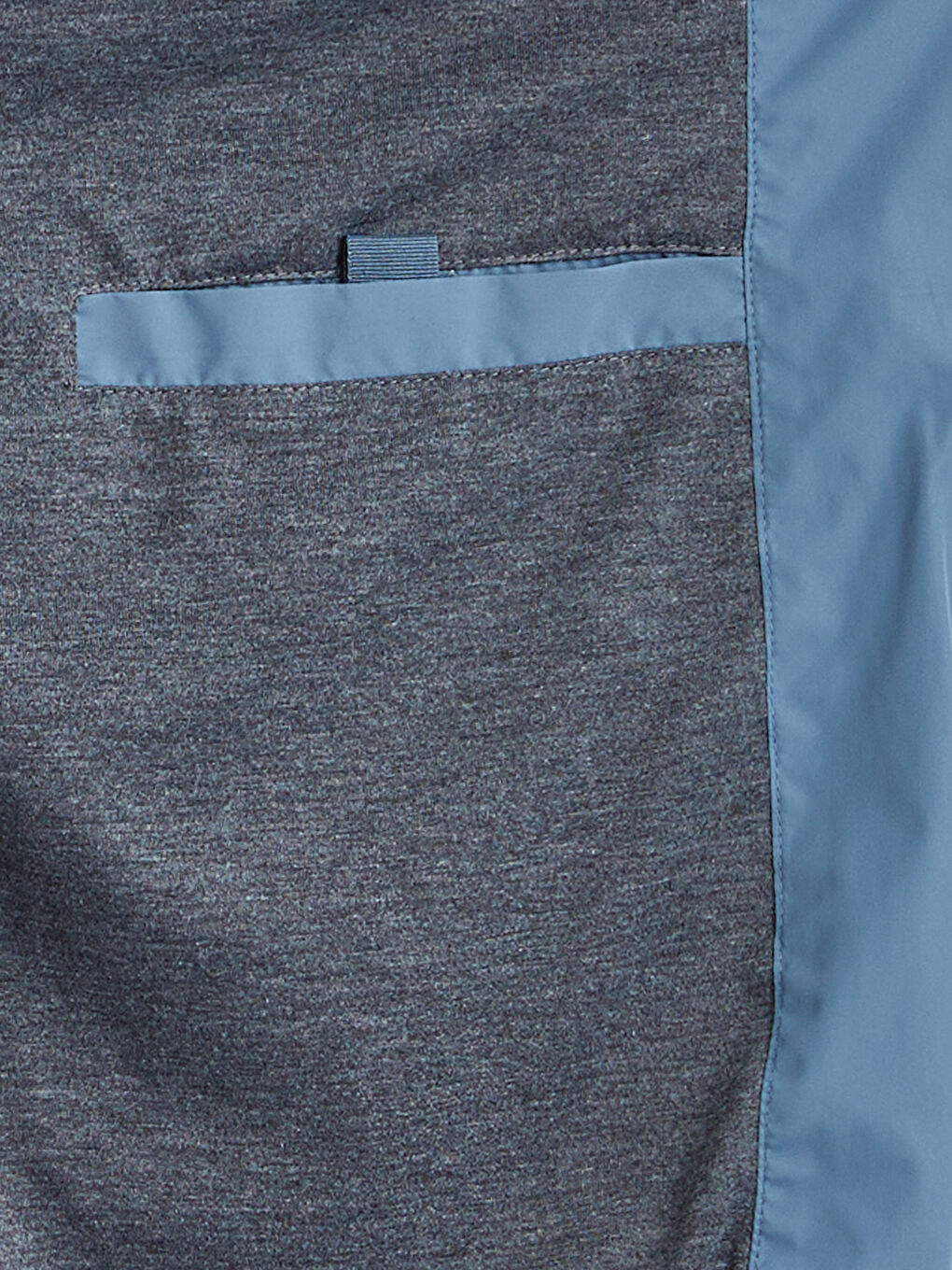 Mavi Standart Kalıp Kapüşonlu Erkek Yağmurluk-5