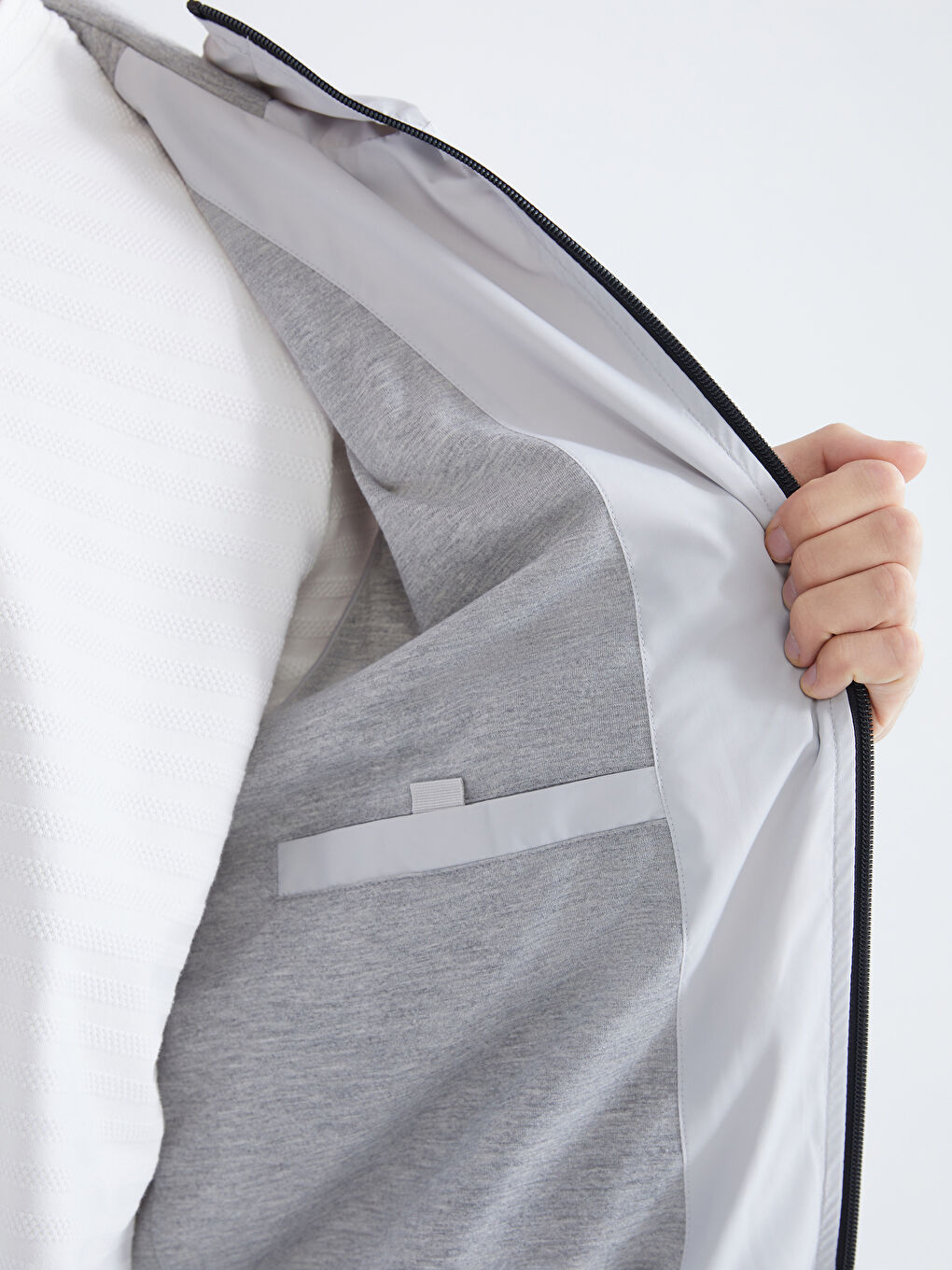 Regular Fit Hooded Men's Raincoat-6