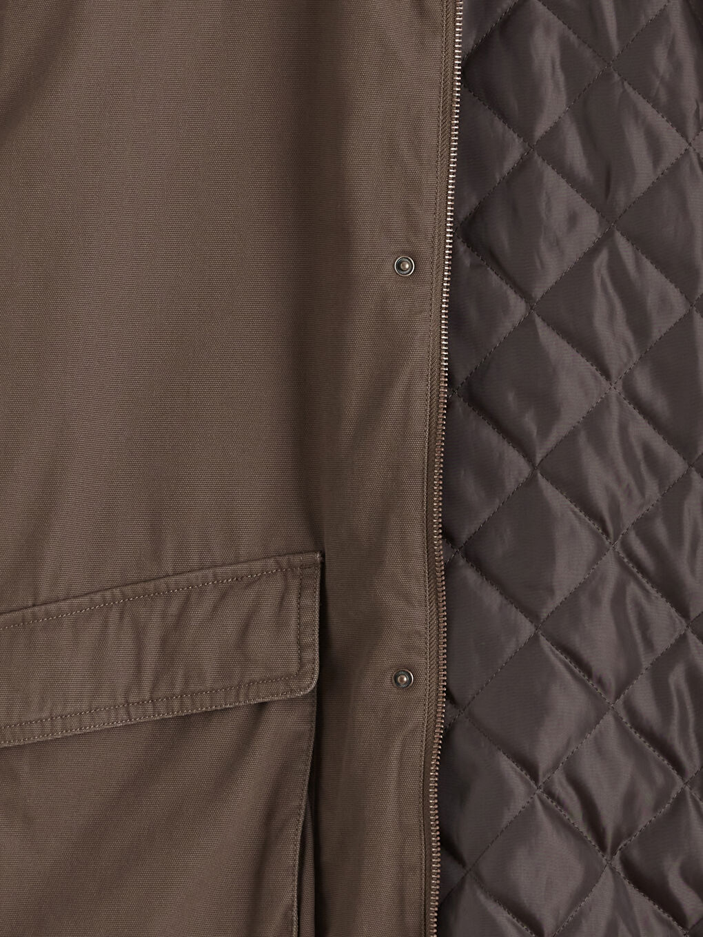 Kahverengi Rahat Kalıp Erkek Mont-6