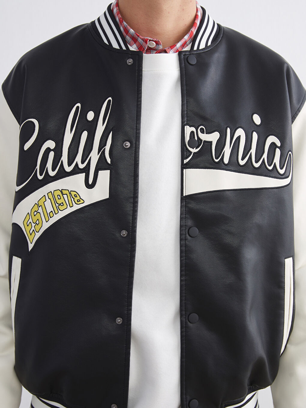 Мъжко яке Varsity с класическа кройка-2