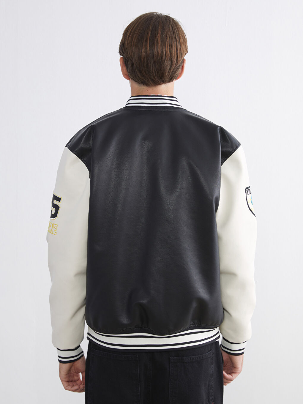 Мъжко яке Varsity с класическа кройка-4