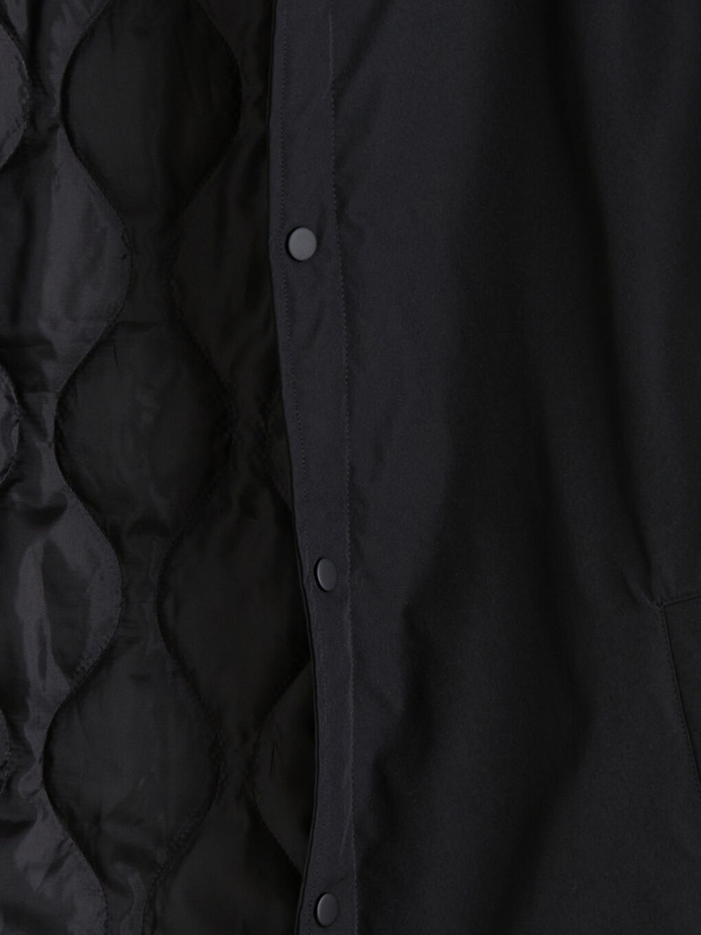 Мужчины Черный Пальто-6