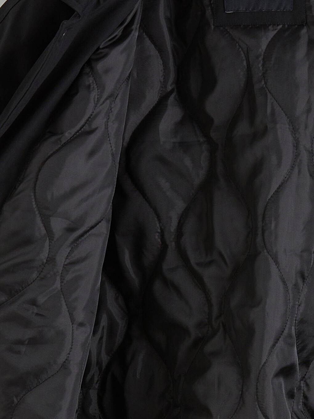 Siyah Rahat Kalıp Erkek Gömlek Ceket-6