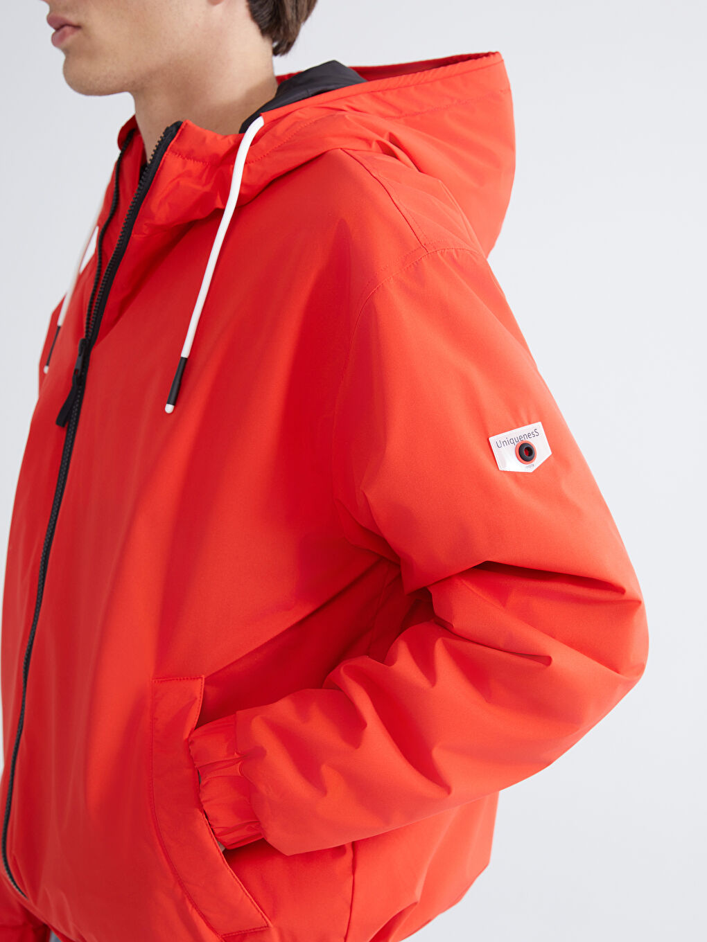 Пальто для чоловіків з капюшоном вільного крою-2