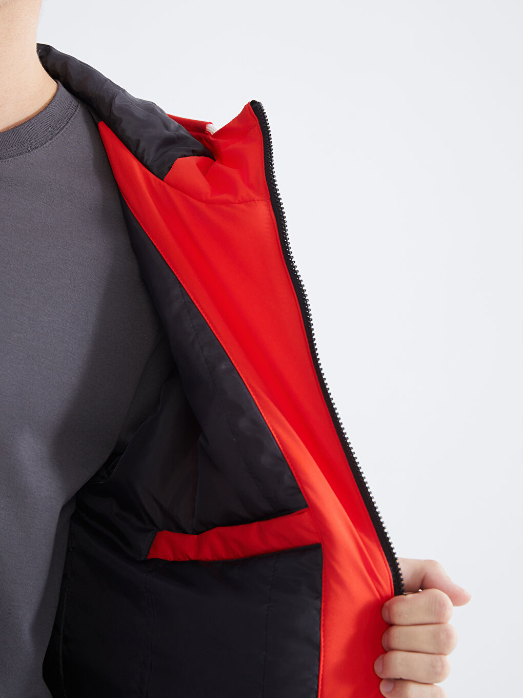 Пальто для чоловіків з капюшоном вільного крою-3