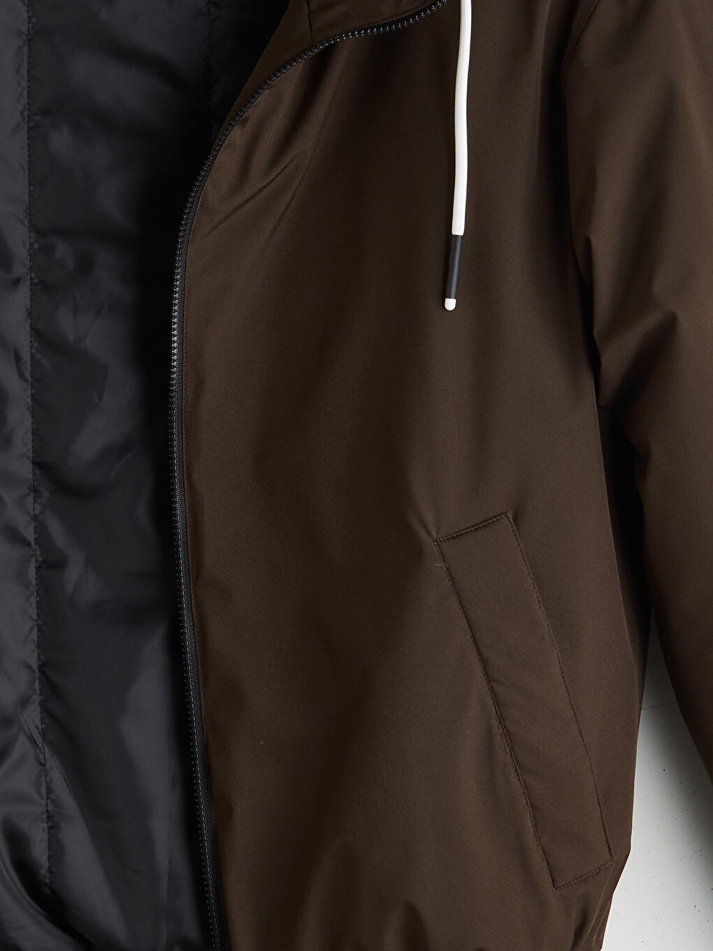 Пальто для чоловіків з капюшоном вільного крою-7