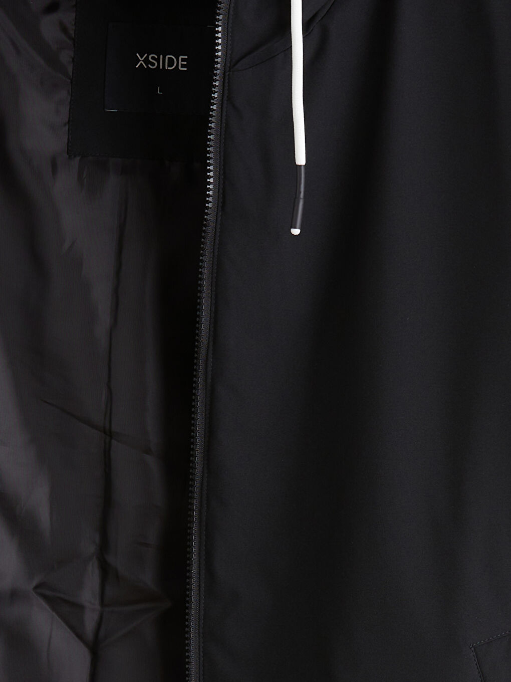 Свободный пуховик с капюшоном для мужское-6