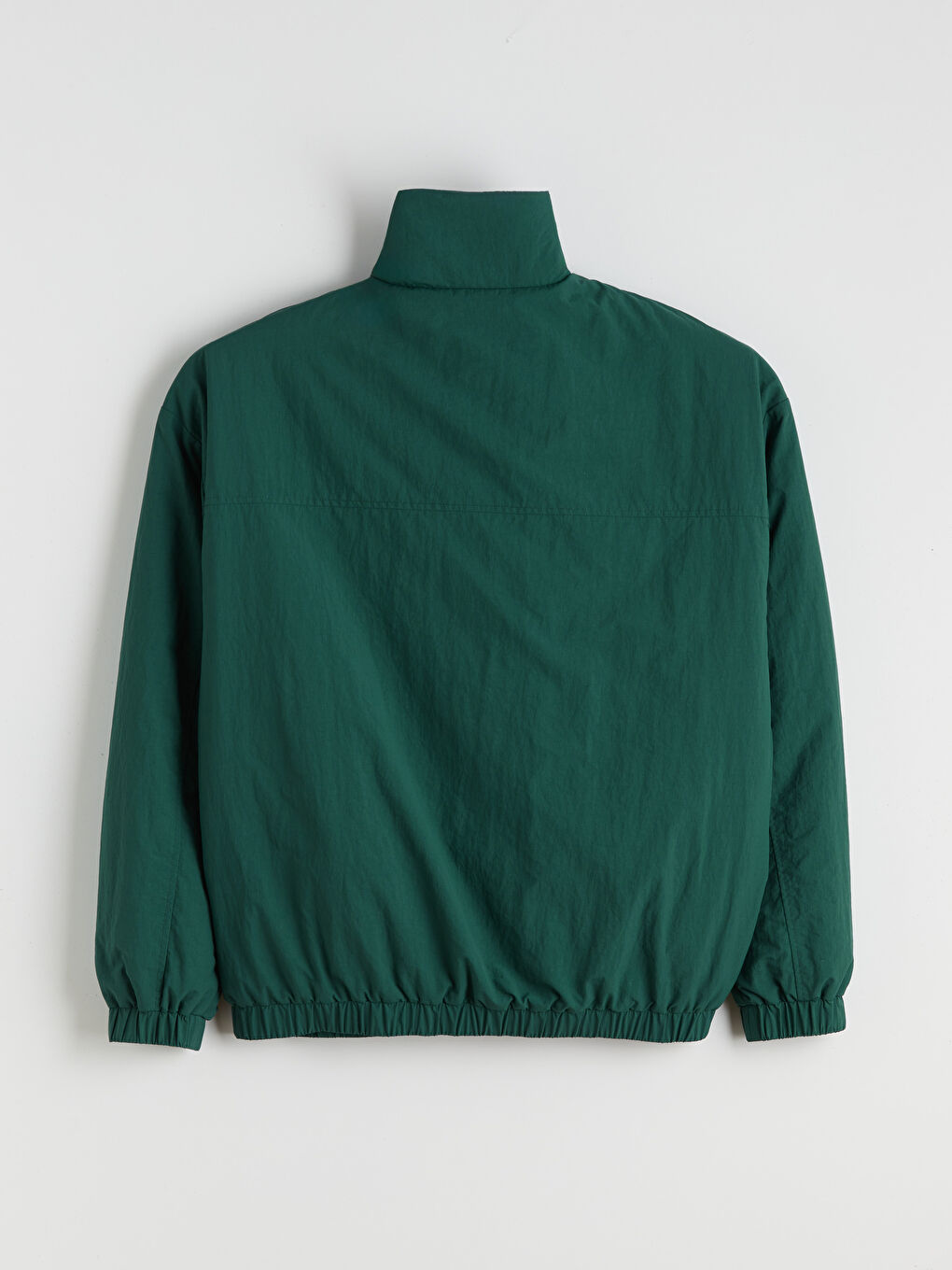 Relaxed Fit Stand-Collar Printed Men's Jacket-4