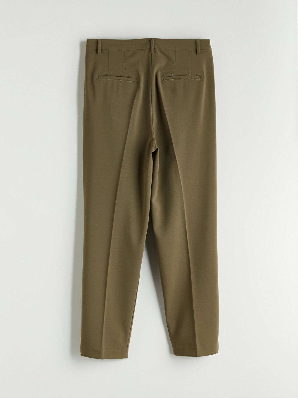 Женщины Хаки Брюки-5