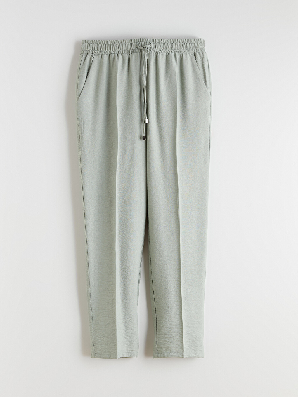 Elastic Waist Women's Trousers-4