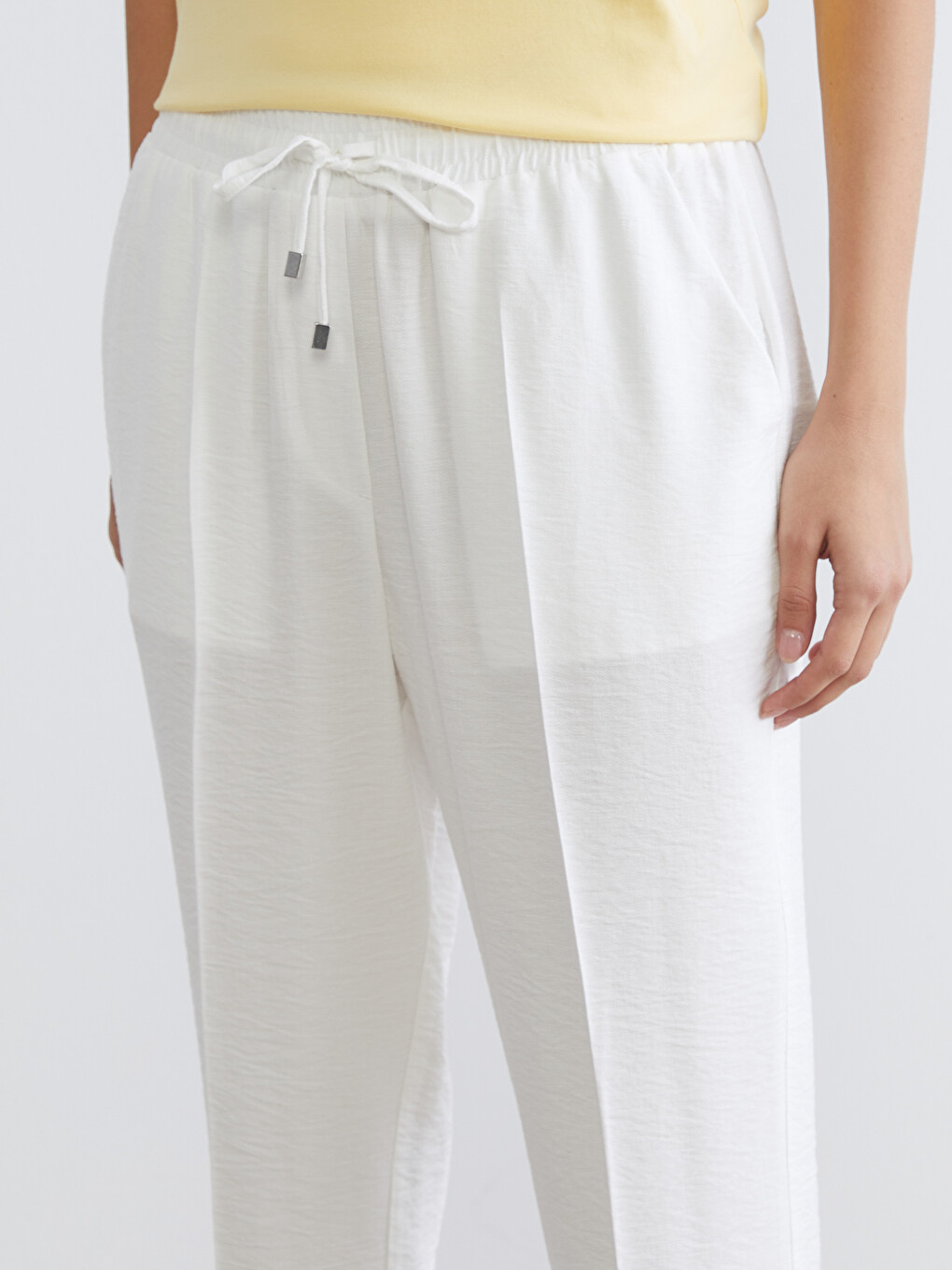 Elastic Waist Women's Trousers-2
