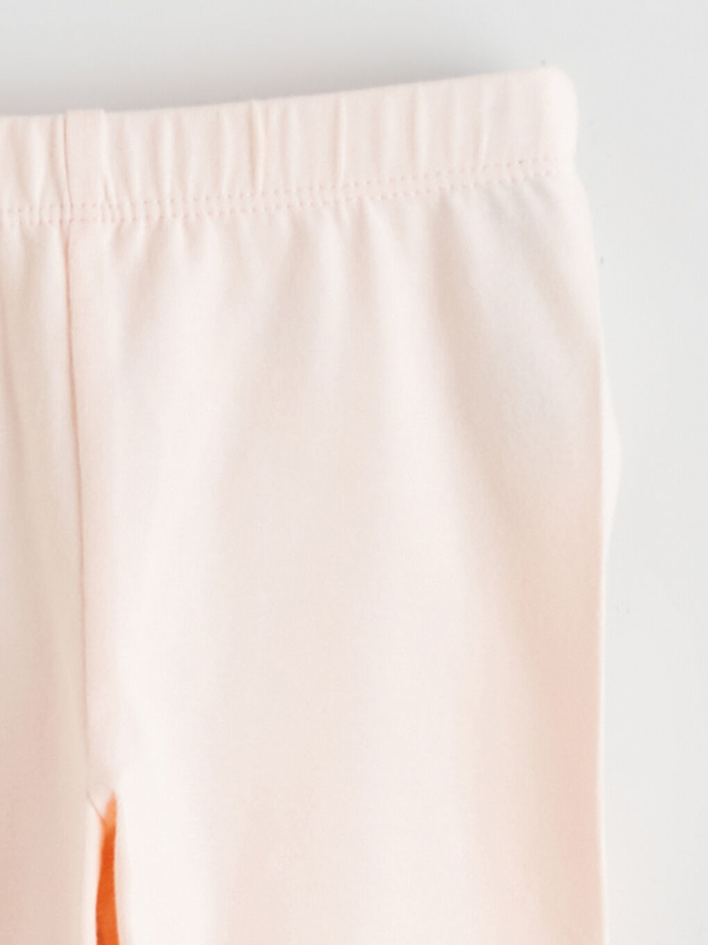 Ekru Stitch & Angel Baskılı Kız Bebek Tişört ve Tayt-5