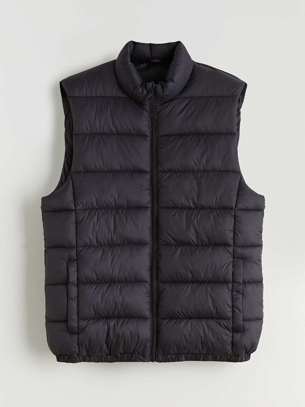 Man BLACK Puffer Gilet-5