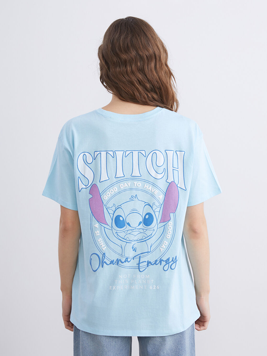 Žena PLAVA Majica kratkih rukava-3