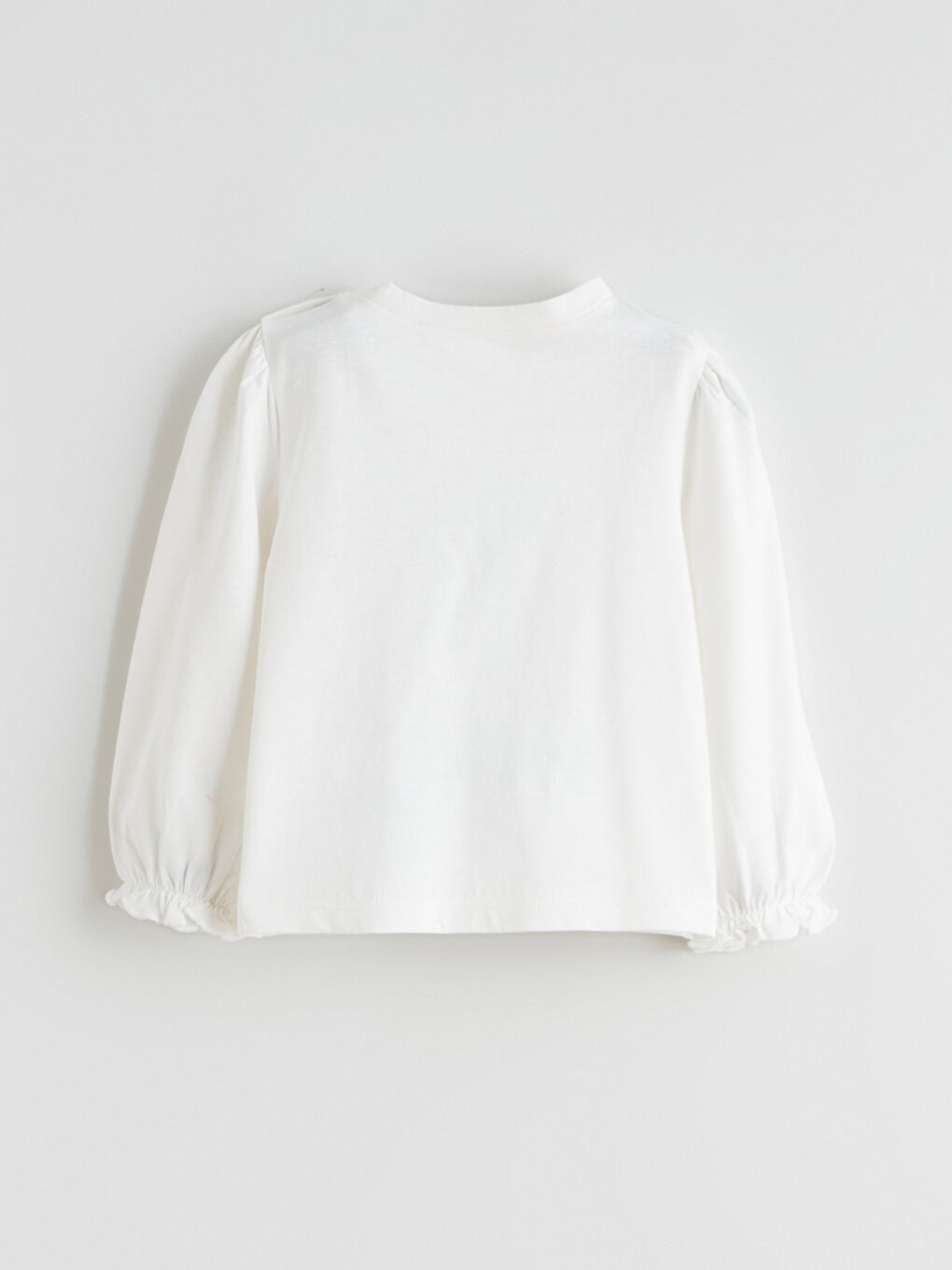 Ekru Minnie Mouse Baskılı Kız Bebek Tişört ve Tayt-2