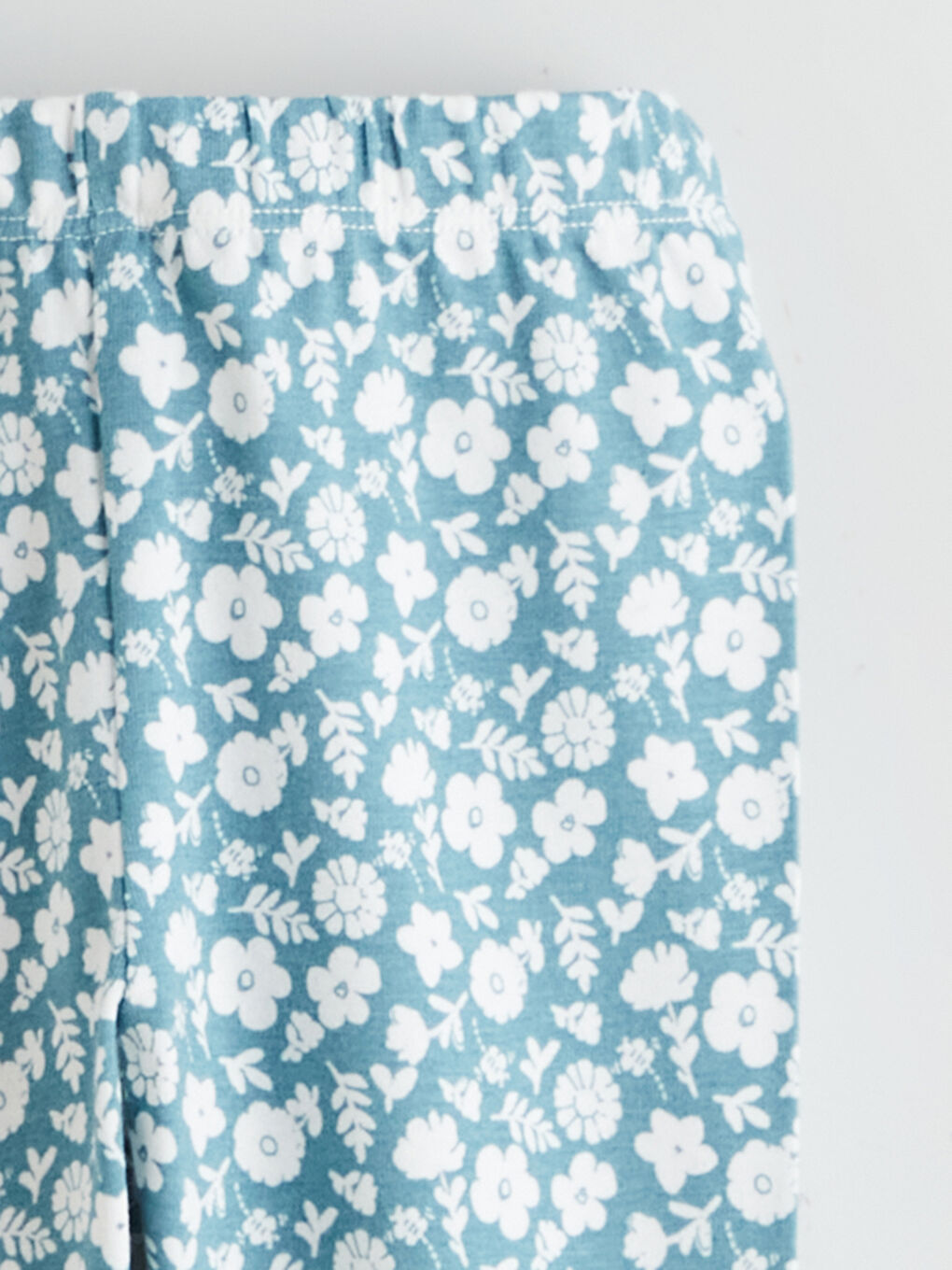 Ekru Minnie Mouse Baskılı Kız Bebek Tişört ve Tayt-5