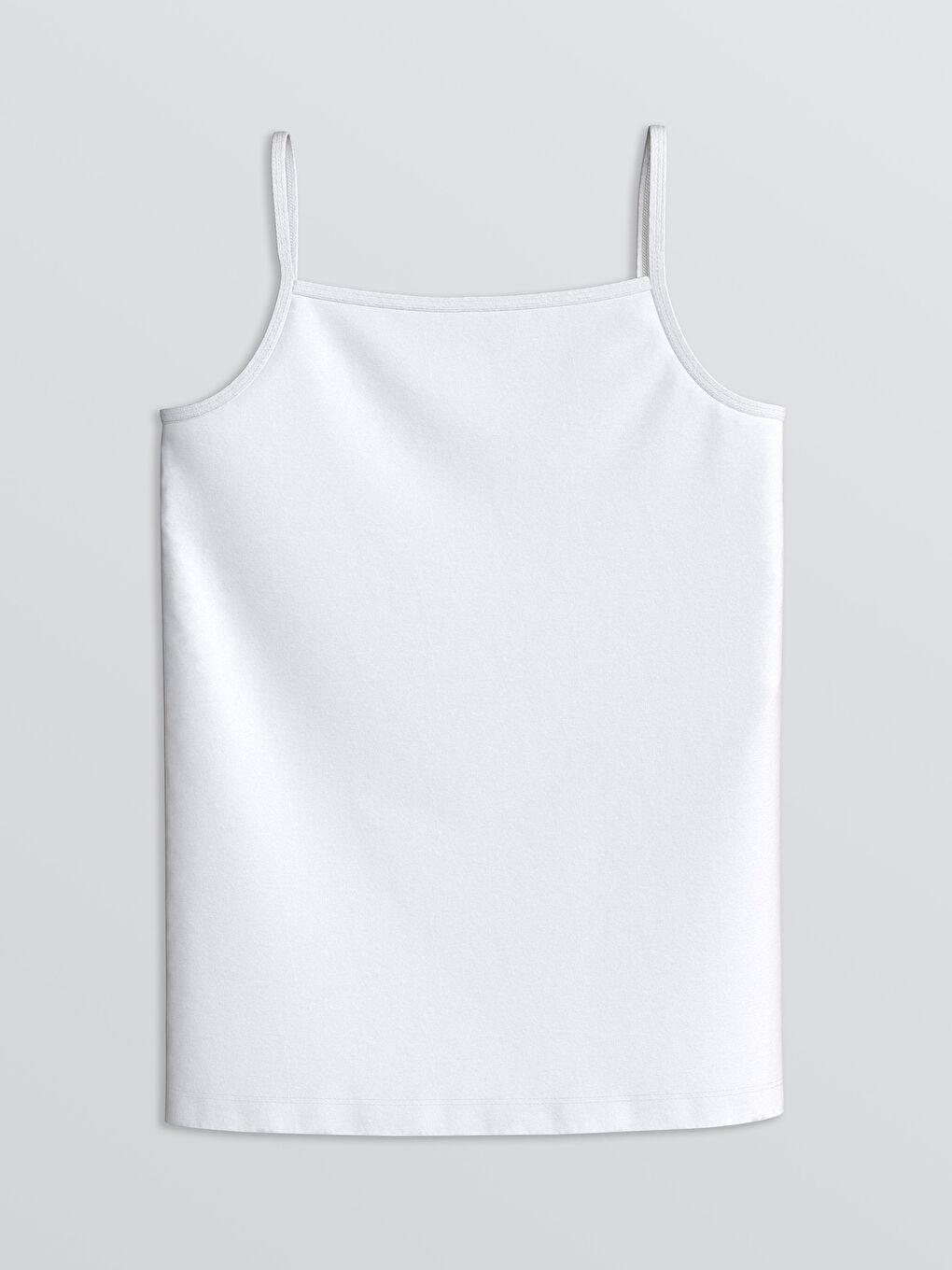 Beyaz Kız Çocuk İç Giyim Atlet-1