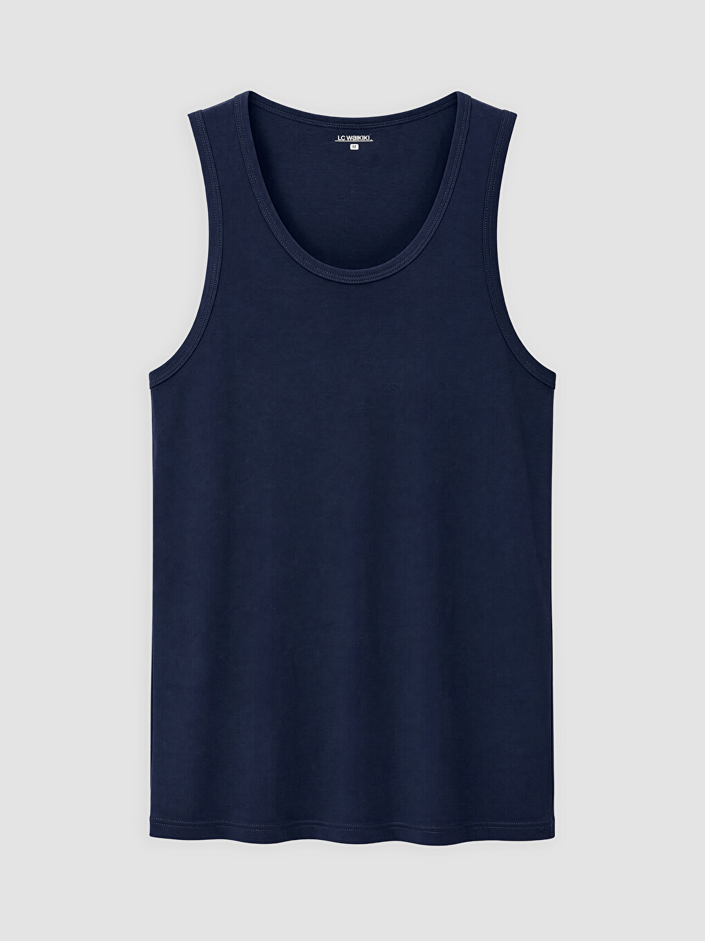 U Neck Jersey Fabric Men's Vest 2 Pack