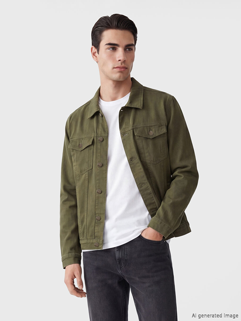 Regular Fit Men's Denim Jacket