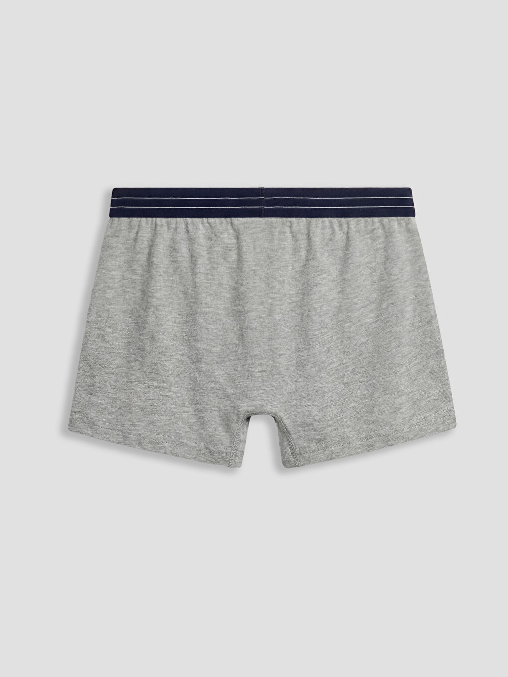 سراويل بوكسر رجالية بقصة عادية من قطن مطاطي - عبوة من 3 قطع-4