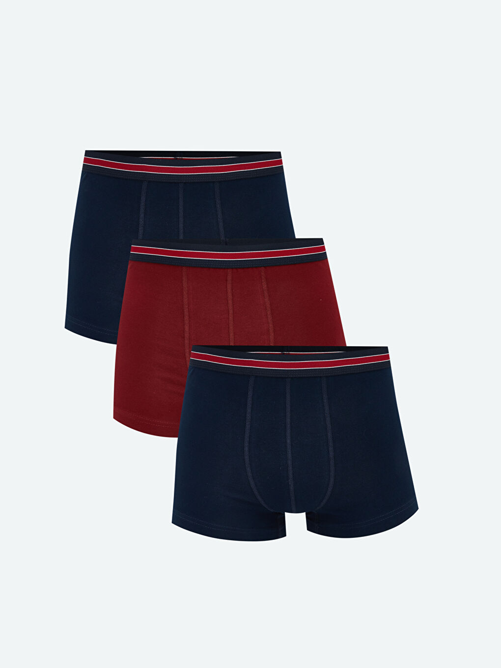 Classic Fit Stretch Cotton Men's Boxer Briefs, Set of Three