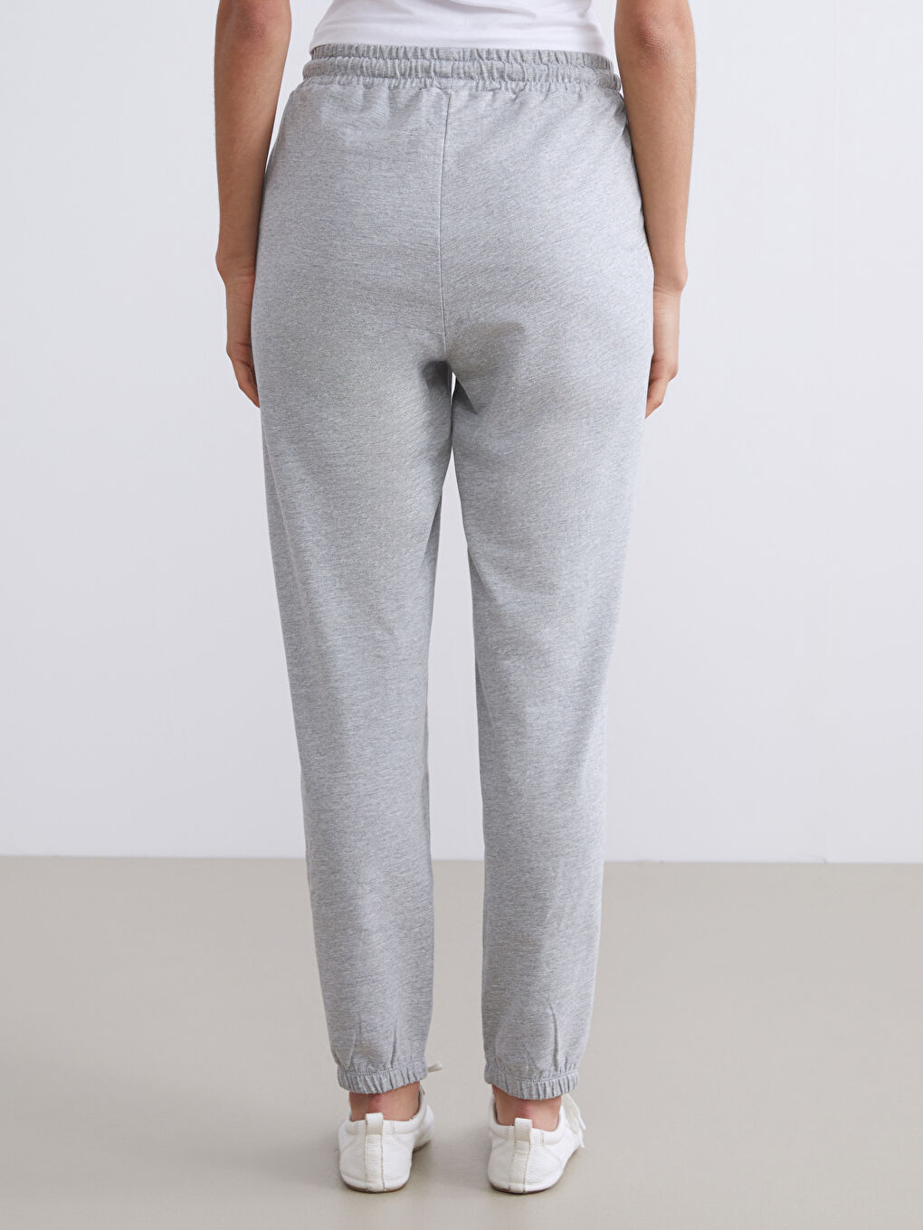 Әйелдер сұр Джоггер спорт шалбары-3