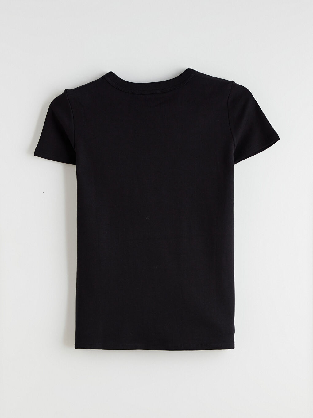 Әйелдер қара Футболка-5