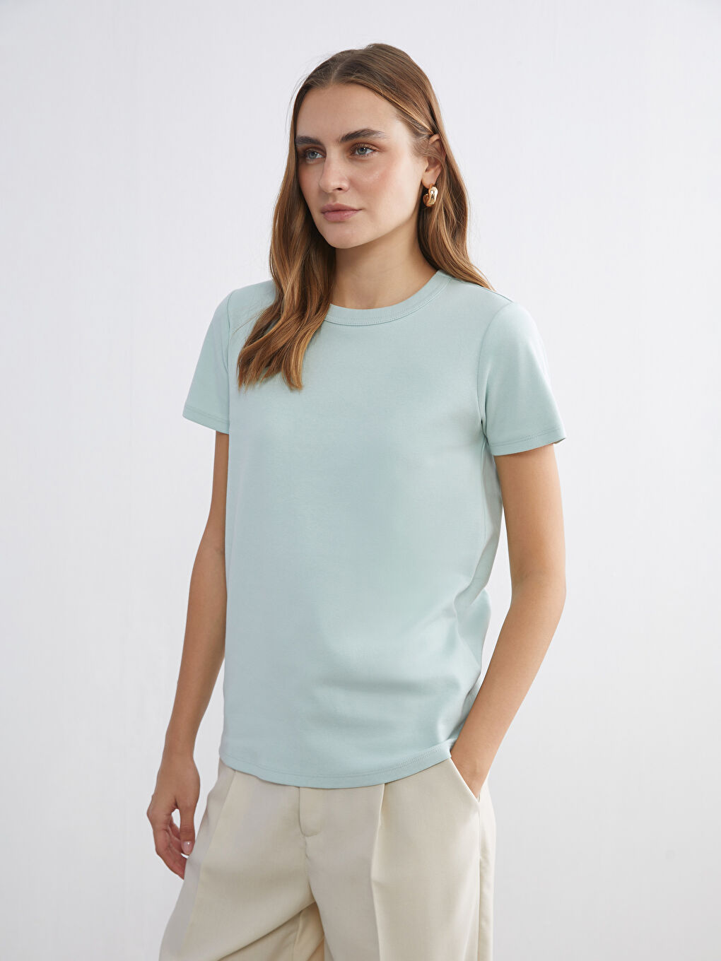 Әйелдер көгілдір Футболка