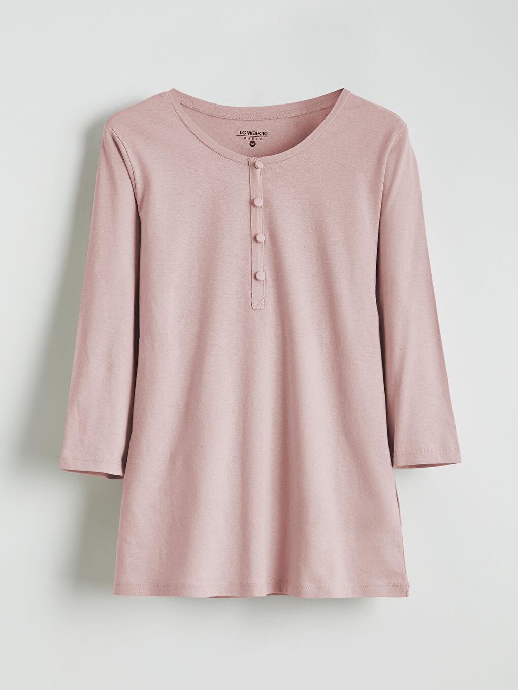 Женщины Розовый Футболка-4